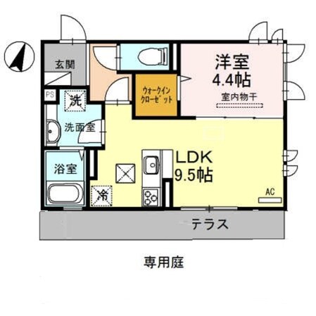 Vent　Vert千里丘の物件間取画像